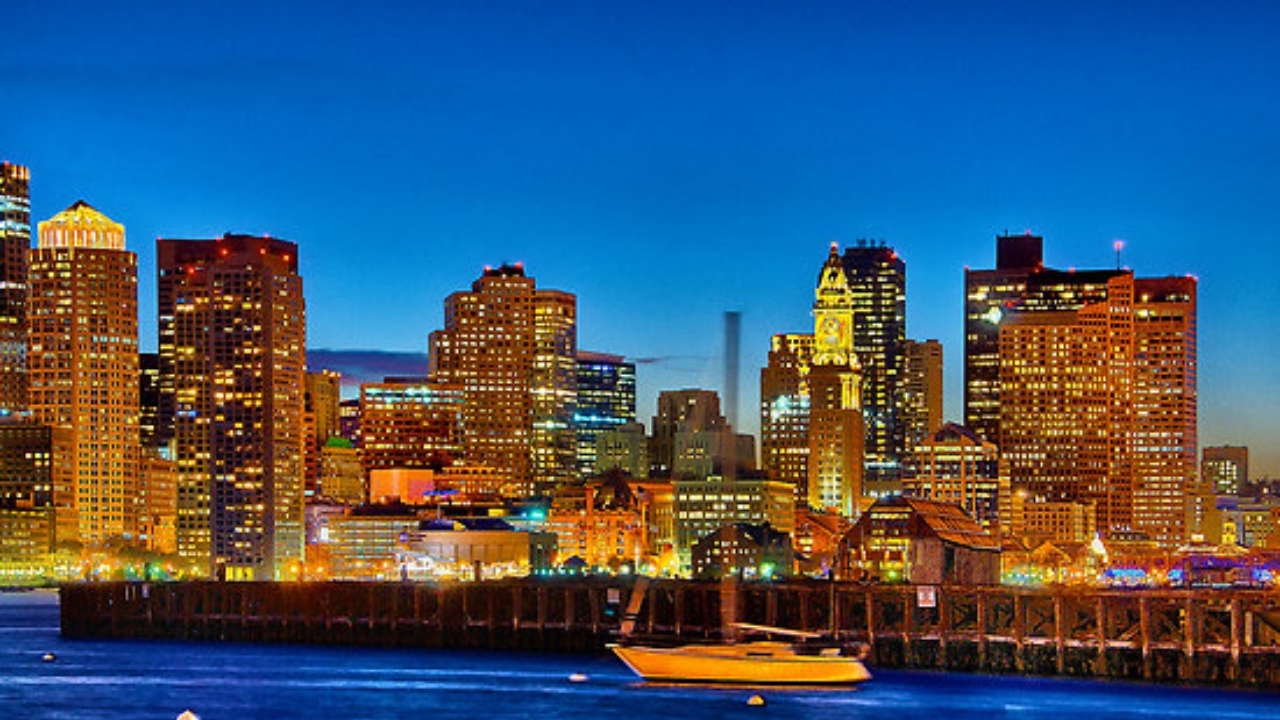 Guides for building a boat. Boston Harbor Shipyard Marina