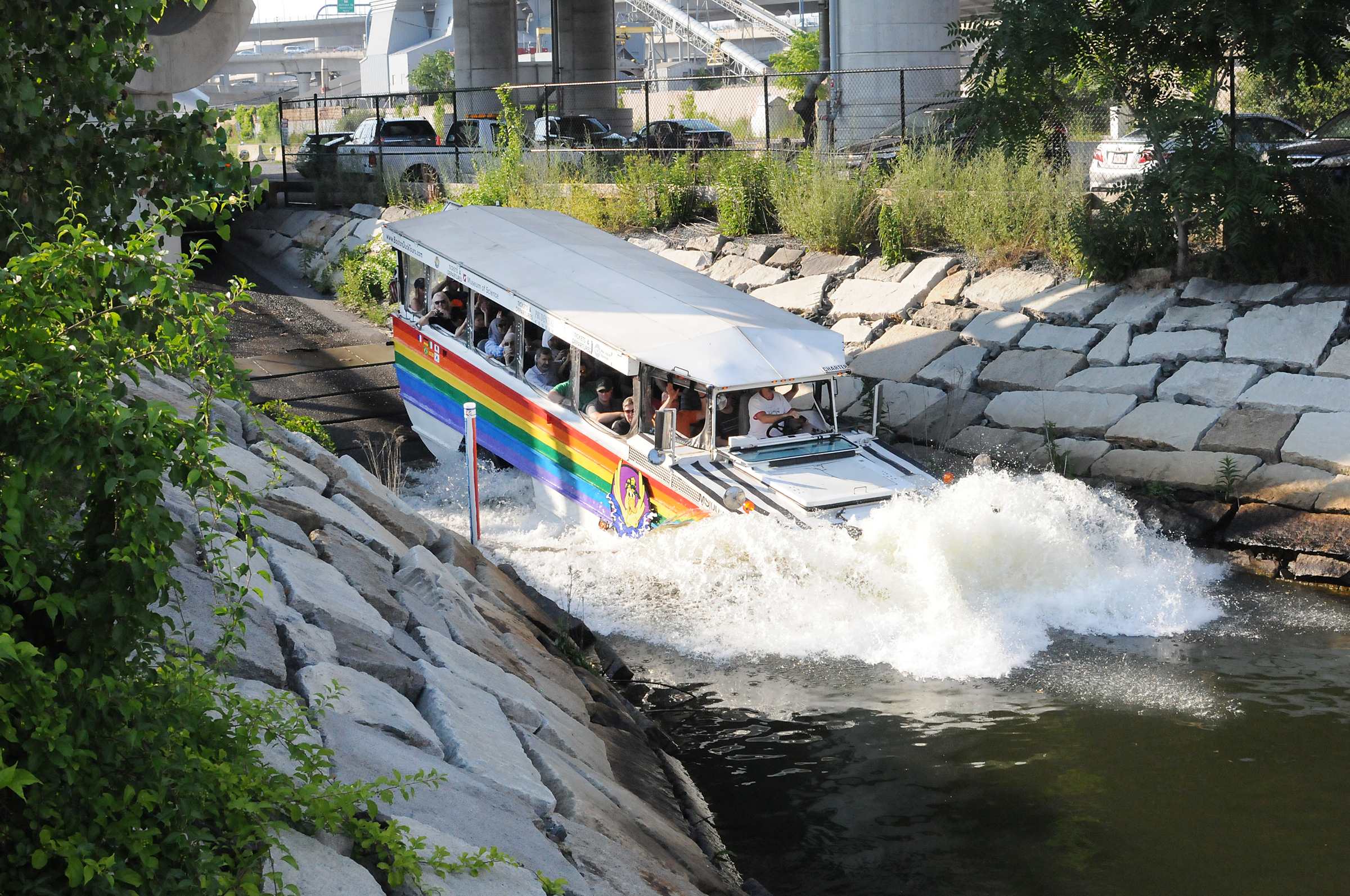 Boston duck tours departs from the new england aquarium driveway in front of the whale watch booth. Boston Duck Tours Boston Attractions Group