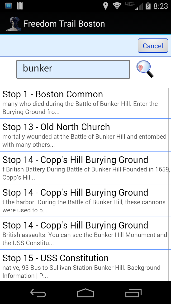 You can do a variety of searches that allow you to see if speci. Technology Trendline Mobile App Freedom Trail Boston