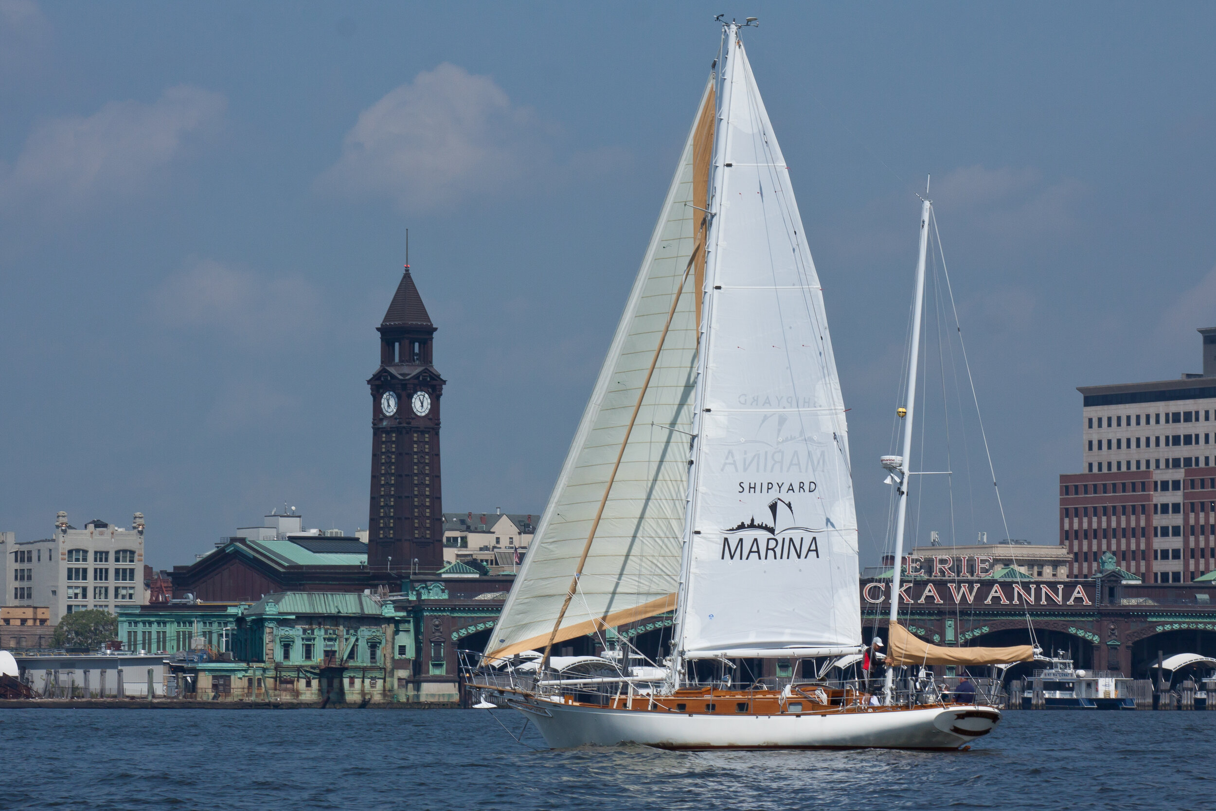 JPG Constitution , fort independence (named by george washington), marriott custom house tower, u.s.s cassin young , and see the steeple of the old north church in boston’s north end. Luxury Sailing Charter Tour Hoboken Sailing Club
