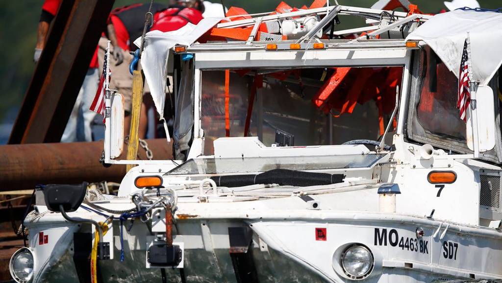 Boston Duck Tours Sinking