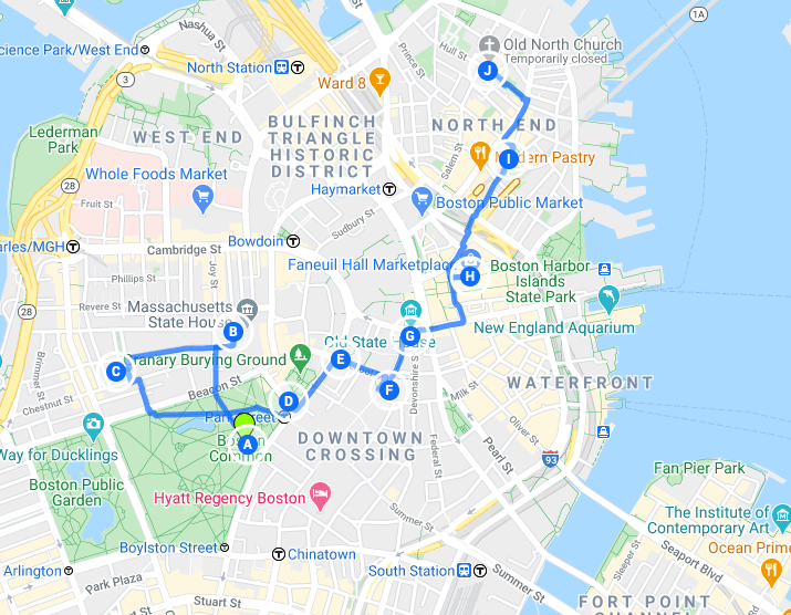 How Long To Walk The Freedom Trail In Boston&nbsp;Package